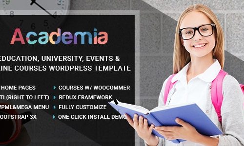 Academia - Education Center WordPress Theme